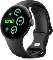 Google Pixel Watch 3 (41mm) — Matte Black Case — Volcanic Black Strap — Wi-FI