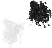 Uonlytech 2000pcs Garment Hanging Tag Fasteners Durable Price Tag Ropes for Shop Clothes Labels Easy to Use Snap Hooks for Crafting and Home Decoration Mix