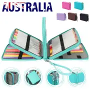 184 Slots Large Capacity Pencil Case Foldable Pen Bag Make Up Storage Organizer