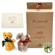 Steiff Egg Cosy Set Bear And Elephant 420436 Steiff Club Edition 2004 New