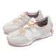 【NEW BALANCE】休閒鞋 327 中童 寬楦 灰 粉 麂皮 尼龍 小朋友 復古 運動鞋 NB(PH327LCA-W)