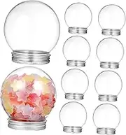 10pcs Wedding Candy Boxes Bottles Caps DIY Water Globe Candy Containers for Festive Decor