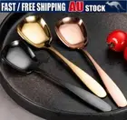 Spoons Large Spoons Mirror Polish Rice& Soup Spoons Spoons Square Head