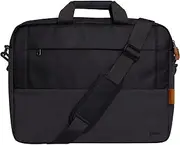 Trust Lisboa Laptop Bag Case 16 inch, Travel Bag with Trolley Strap, Made from Recycled Plastic, Business Work Bag, Shoulder Bag for Men, Women, College, MacBook, HP, Dell, Asus, Lenovo - Black