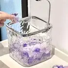 Household Laundry Pods Container Thicken Desktop Trash Can Clear Storage Box