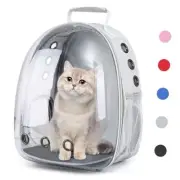 Pet Backpack Carrier with Harness Backpack with Bubble Clear Front for Cats,