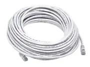 50 FT RJ45 Cat5 Ethernet LAN Network Cable for PC PS Xbox Internet Router White