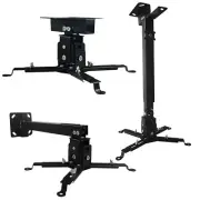 Projector Mount Wall or Ceiling Projection Mount Bracket with Adjustable Heig...