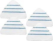 4 Pack Reusable Mop Pads Compatible with True & Tidy STM-500, STM-700 Steam Mops, Refills for Vax S2 Steam Mop Microfiber Washable Pads, Cloths for Floor Cleaning, Scrubbing and Floor Caring