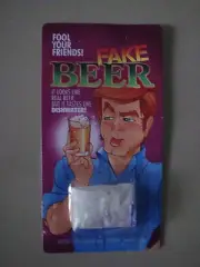 FAKE BEER - GAG JOKE PRANK NOVELTY TRICK MAGIC TOY PARTY BAR ADULTS KIDS GAME