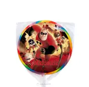 24 Disney Movie Incredibles 2 1.67" Sticker Labels for Bag Lollipop Party Favor