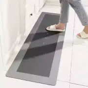 Kitchen Floor Mat Diatom Mud Pad Super Absorbent Bath Pad Anti-Slip Carpet Ki...