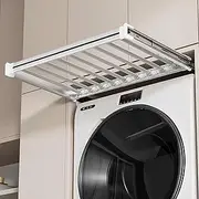 Invisible Clothes Drying Rack, Washing Machine Trouser Rack, Built-in Pull-Out Basket in Wardrobe, Drawer-Type Balcony Trouser Drawer with Slide