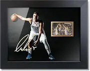 Sufenvera Basketball Fans Poster - Print Signed Luka Doncic Framed Mini Film Photo Display, 8x6 Inches, Home Office Decorations