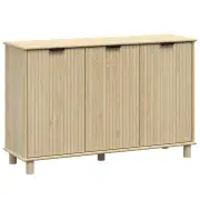 Randy Swedish Buffet Unit Sideboard Storage Cabinet 3-Doors Oak