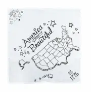 Primitives by Kathy Tea Towels- America The Beautiful- White