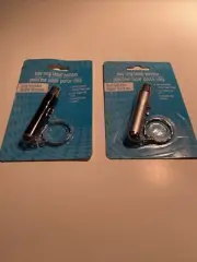 2 Key Chain Ring Laser Pointer and Combo flash light Red Laser za6