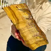 6LB Large Golden Tiger'S Eye Rock Quartz Crystal Mineral Specimen Metaphysics
