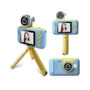 Kids HD Digital Camera Blue - Children's Selfie Photo Video 2.4 Inch Screen