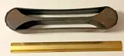 UNUSUAL OVAL WOOD AND LEATHER RAZOR STROP BARBER’S STRAP + ORIGINAL LEATHER BOX