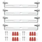 4 Set 95mm (3.74") Universal Light Fixture Mounting Bracket Kit with Screw