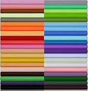 Macarrie 40 Piece Solid Color Fabric Bundles - 10 x 10 Inch Multi-Color Fabric Squares for Quilting, Patchwork, Sewing & Craft (Cute Colors)