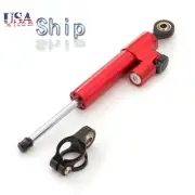 USA Stock CNC Steering Damper Stabilizer Control For HONDA CB1300 CBR954RR Red