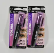 2 Revlon Volumazing Mascara #901 Blackest Black & #903 Blackened Brown