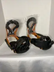 Ride Ex Orange Snowboard Bindings Medium Men's US Size 5-9