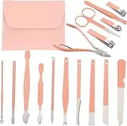 Baluue Scissors Nail Clippers Set Portable Manicure Kit Professional Tools Stainless Steel Perfect Present