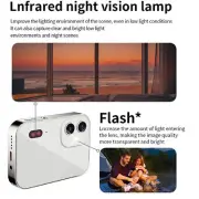 64MP 4K Digital Camera Night Vis-ion Triple Lens 3in HD Touch Screen Enterta New