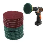 11Pcs/set Drill Cleaning Brush Kit Scrub Brush Power Tub Cleaner Tool For Grout