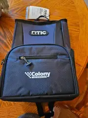 RTIC 15 Can Backpack Cooler Blue Lightweight Outdoor Camping Fishing Sports