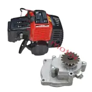 2 Stroke 50cc 49cc Engine Motor Gear Box Goped Scooter ATV Quad Mower Go Kart
