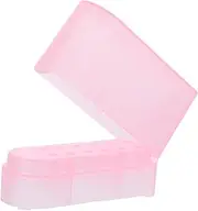FRCOLOR Nail Art Drill Bit Box Stylish and Functional Storage for Nail Artists