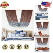 Stylish Dip-Dyed Macrame Wall Hanging - Perfect for Living Room or Bedroom Décor