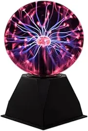 OOTSUN Plasma Ball, 4 Inch Plasma Globe Nebula Thunder Lightning, Plasma Lamp for Parties Decorations Prop Kids Bedroom Home and Gifts