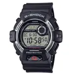 【CASIO 卡西歐】G-SHOCK 經典黑 清析易讀 數位顯示 G-8900S-1_52.5MM