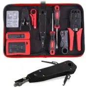 19pcs Network Cable Tester Tool Kit Set for CAT5 CAT6 RJ11 RJ45 Ethernet LAN