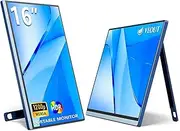Veout 16" Portable Monitor, 1920 * 1200P IPS Laptop Monitor with USB-C, Freesync HDMI Gaming Monitor Featuring a Kickstand, Available in Four Colors, 0.3" Ultra-Slim for Travel and Office Use