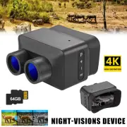 4K Night Vision Device Binocular Telescope 5X Zoom USB Rechargeable For Hunting