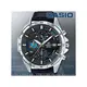 CASIO手錶專賣店 國隆 CASIO EDIFICE_EFR-556L-1A_礦物玻璃_碼錶_真皮錶帶_男錶