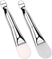 VALICLUD Double-ended Face Mask Brush Silicone Mask Applicator Soft Bristles Tool for Skincare
