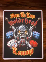 Motorhead Snaggletooth Lemmy Born To Lose Iron Fist Mouse Pad Mat Computer Desk