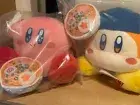 Set of 2 Ichiban Kuji Kirby of the Stars Kirby Bandana Waddle Dee Plush Toy New