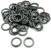 Lego 50 New Flat Silver Minifigure Weapons Hoop Blade / Chakram Pieces