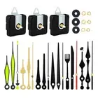 3Pcs Clock Mechanism Kit with 6 Different Clock Hand DIY Wall Clock Repair6659