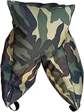 Grappler Camera Bean Bag. Empty Version in Woodland Camouflage Pattern. Lens Support for Wildlife Photography. Polyester Fabric.