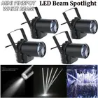 1-4Pc LED Pin Spot Stage Lights Colour Changing DJ Light up Wedding Party AU