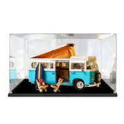 Acrylic Display Case for LEGO 10279 Creator Expert Volkswagen T2 Camper Van Figure Storage Box Dust Proof Glue Free
